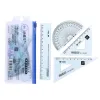 Stationery set, ruler, protractor, set square, student drawing tool set Item Picture